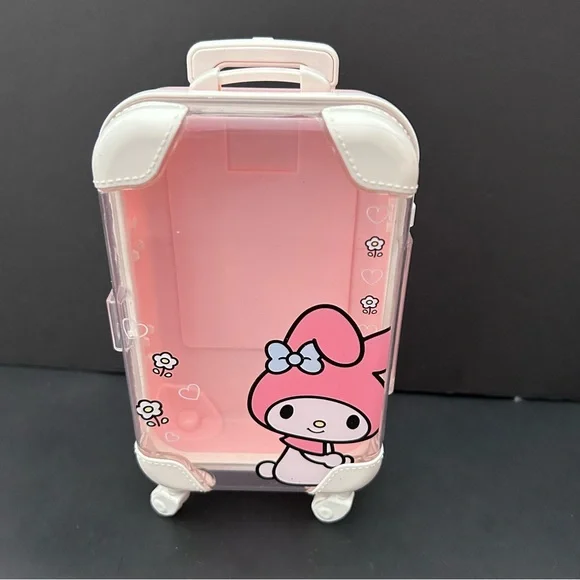 Sanrio pink petit suitcase My Melody 7” H x 4” W x 2” D - Picture 5 of 8